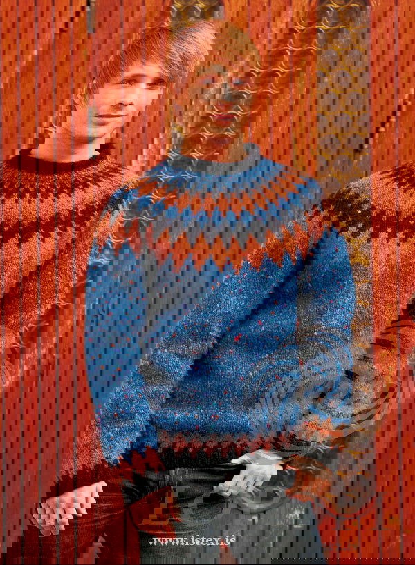 Tíglar - Men's Sweater - Lopidesign